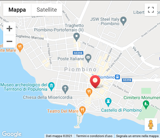 Mappa IDS Costruzioni - Piombino
